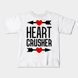 Heart Crusher Valentine's Day Gift Kids T-Shirt